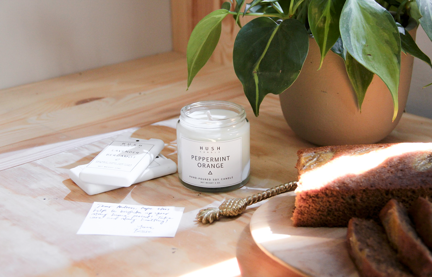 Sweat, tears and soy wax are the ingredients to Hush Candle’s scented