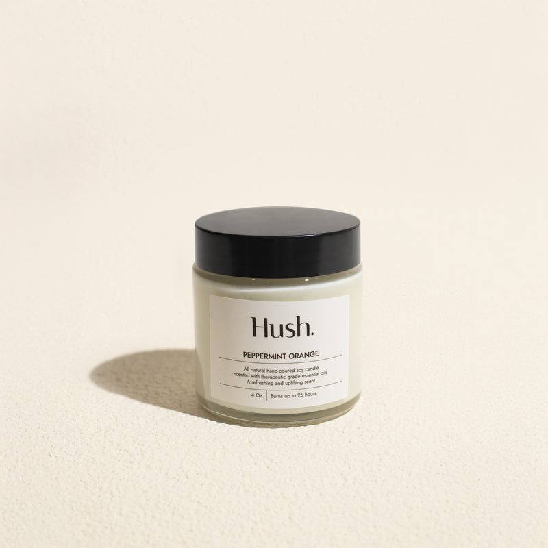 Peppermint Orange Essential Oil Candle